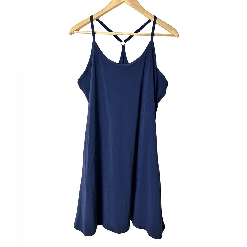 Outdoor Voices The Exercise Dress XL Blue Racerback Skort Athletic Sporty Tennis - Picture 8 of 12